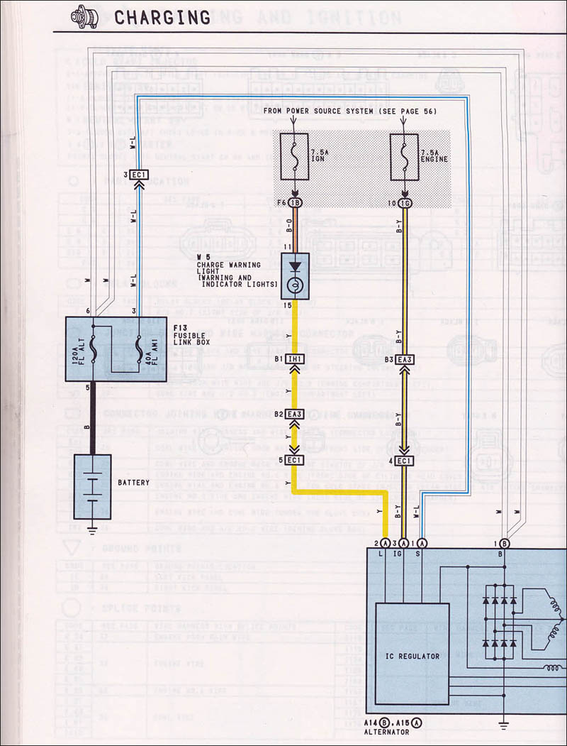 Lexus V8 Alternator Wiring Diagram. alternator wiring lexus alt to