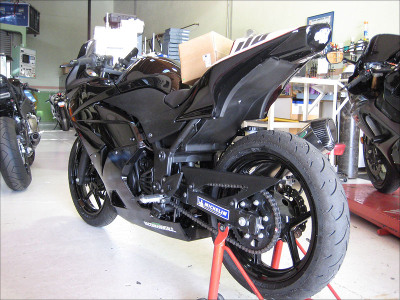 ninja 250 track
