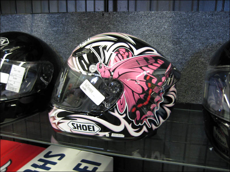 shoei butterfly helmet